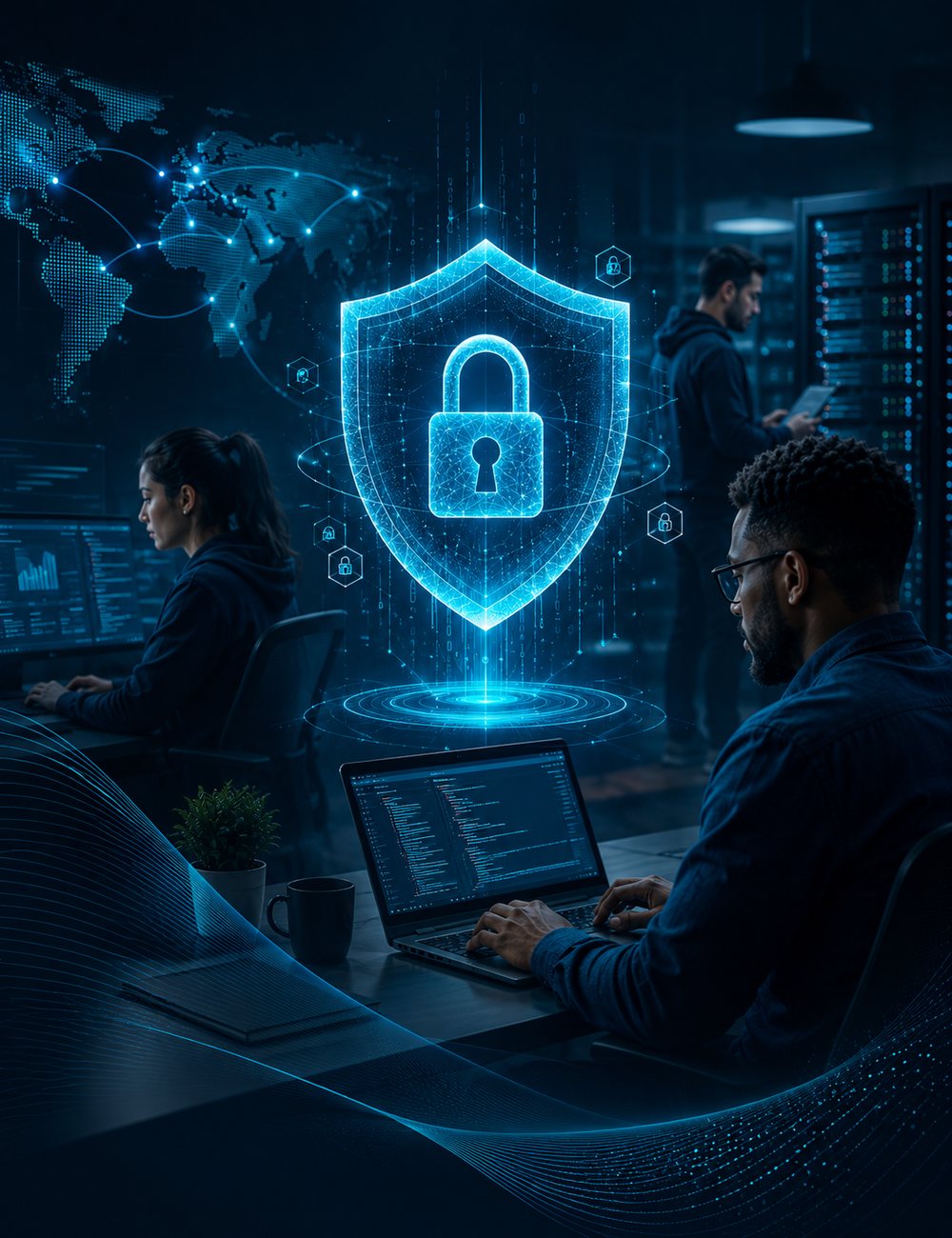 Security controls protecting a client data estate
